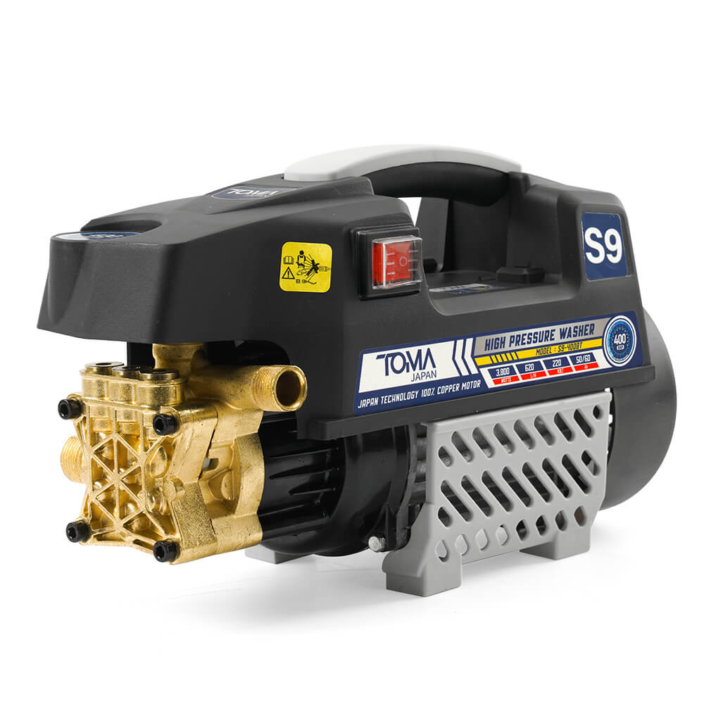 เครื่องฉีดน้ำแรงดันสูง TOMA JAPAN รุ่น S9-400BT 400 บาร์ 3800 วัตต์